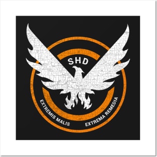 The Division SHD Grunge Logo 3 Posters and Art